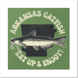Arkansas Catfish - Eat Up Posters and Art